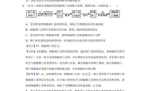 2009年高考生物试卷（天津）（解析卷）_生物历年高考真题_新&middot;Word版2008-2025&middot;高考生物真题_生物（按试卷类型分类）2008-2025_自主命题卷&middot;生物（2008-2025）_天津自主命题&middot;生物（2008-2024）