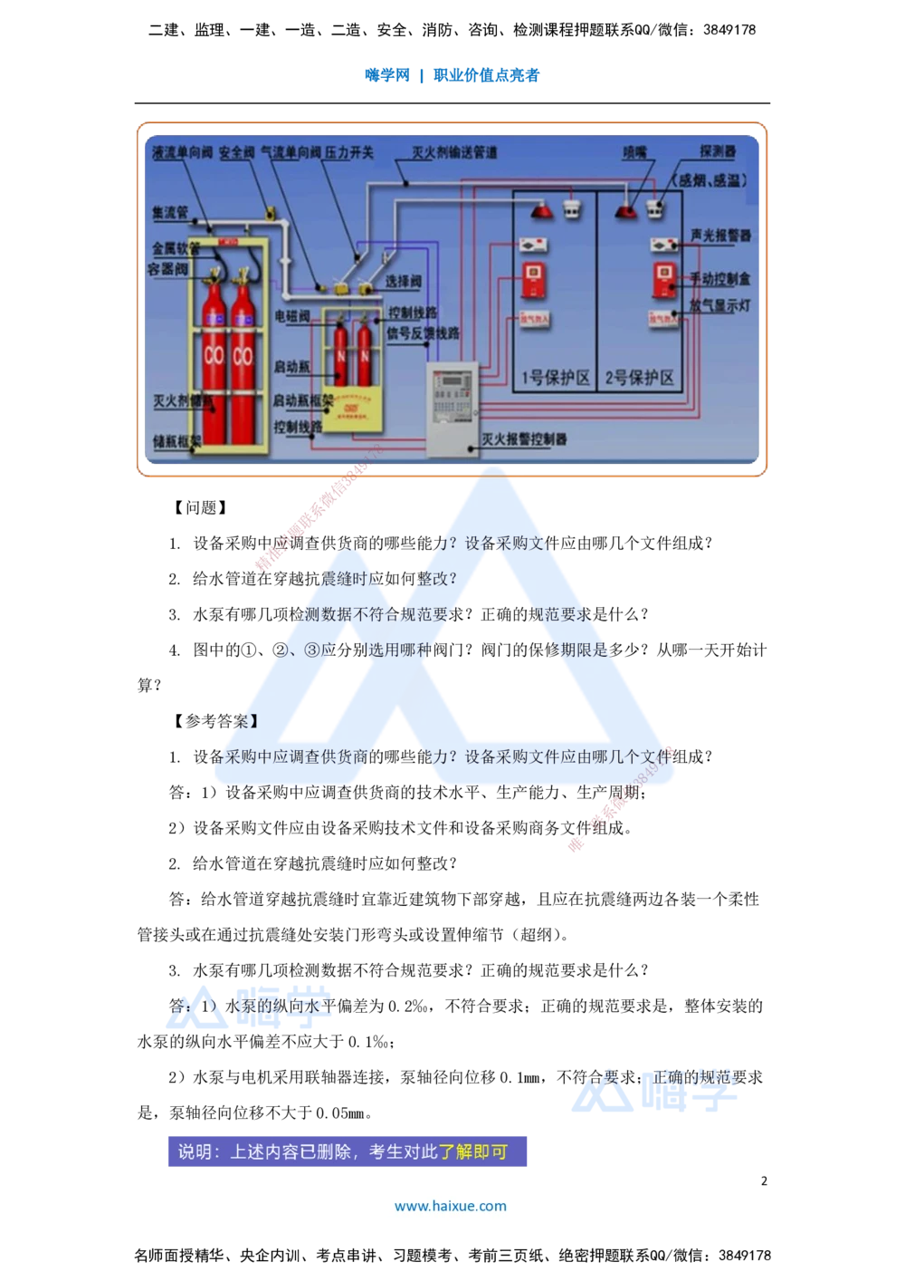 05.2025杨海军-案例母题特训-（04）2023案例一建筑机电-管道工程_2026年一级建造师_2026年一建机电_2025年一建机电SVIP_04-冲刺串讲✿考点强化✿小灶集训_讲义