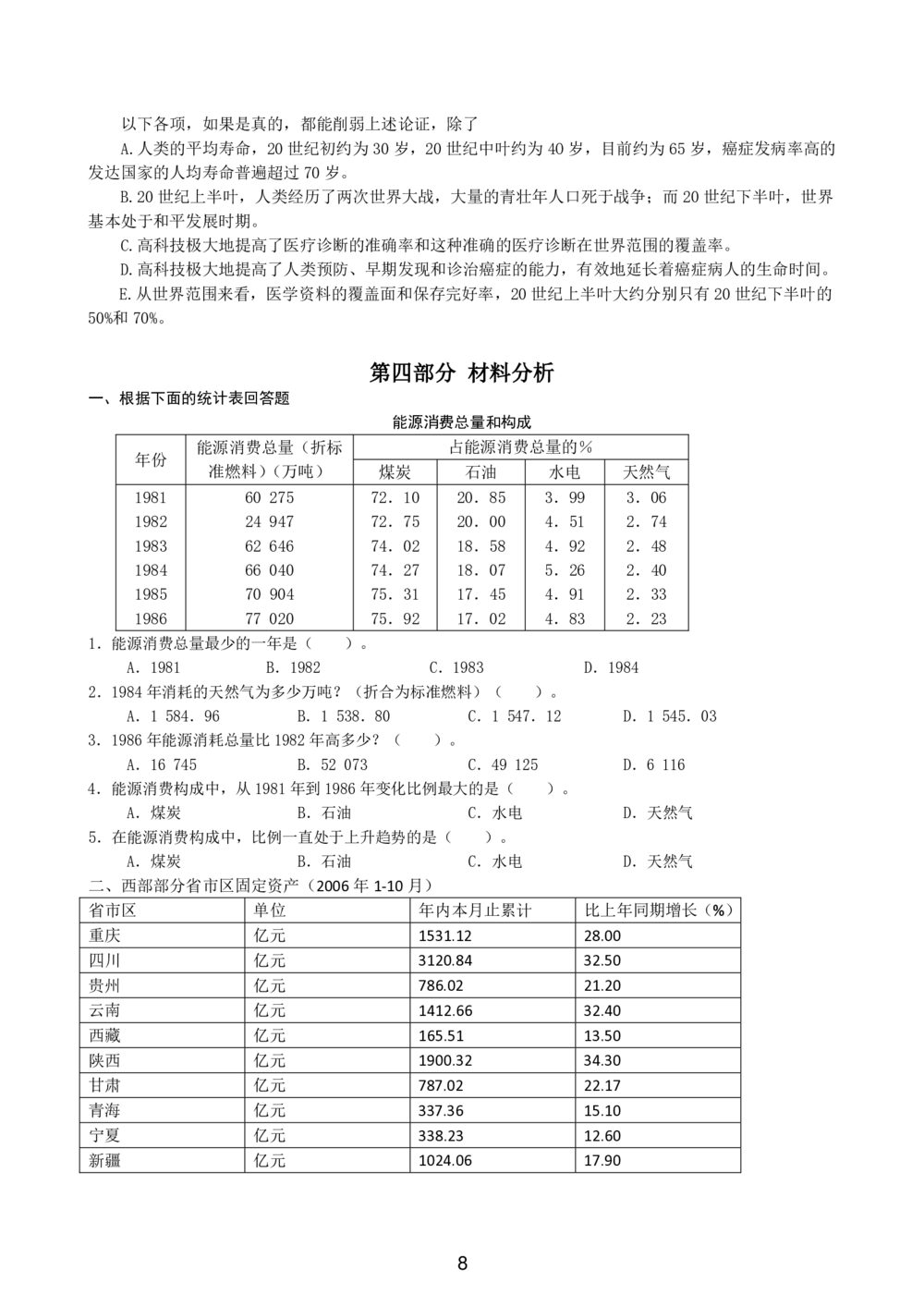 2022中国石油化工招聘考试最新全真模拟笔试试题（综合能力测试卷）和答案解析（二）_三桶油_中国石油_中石油备考大礼包_笔试模拟题