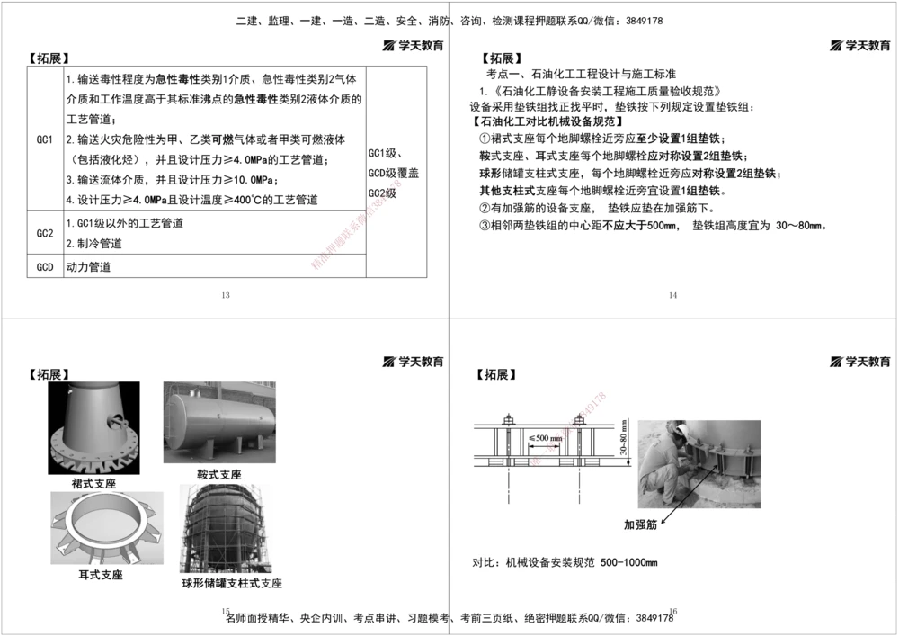 09.第六次课拓展汇总黑白打印版_2026年一级建造师_2026年一建机电_2025年一建机电SVIP_04-冲刺串讲✿考点强化✿小灶集训_28-机电《A计划案例专练》马明宇XT_--配套讲义--