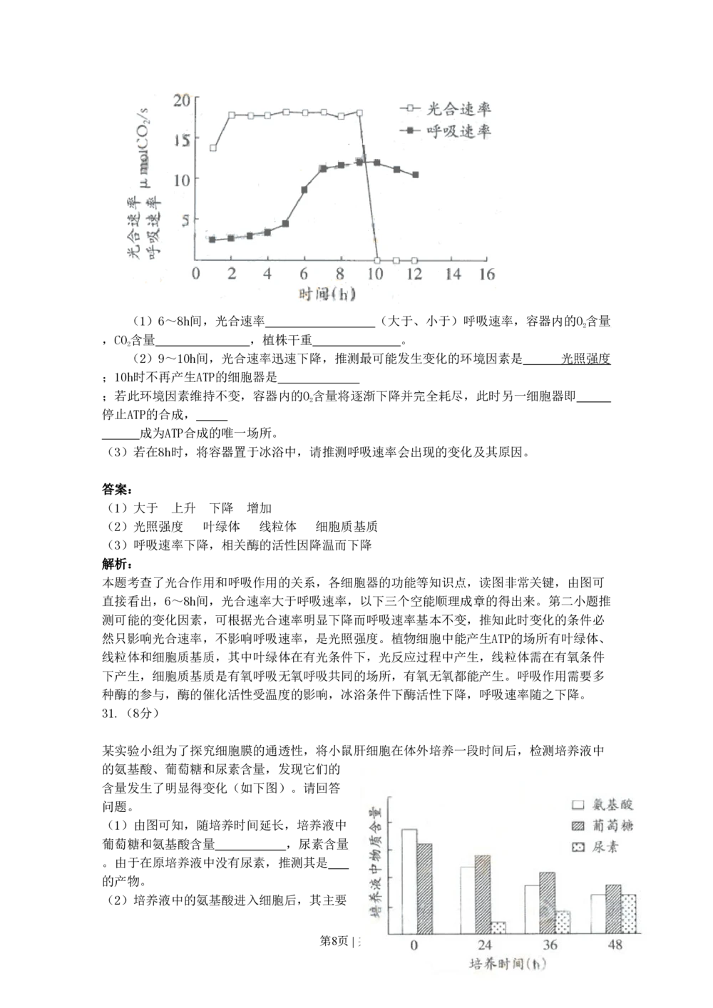 2009年高考生物试卷（广东）（解析卷）_生物历年高考真题_新&middot;PDF版2008-2025&middot;高考生物真题_生物（按年份分类）2008-2025_2009&middot;高考生物真题
