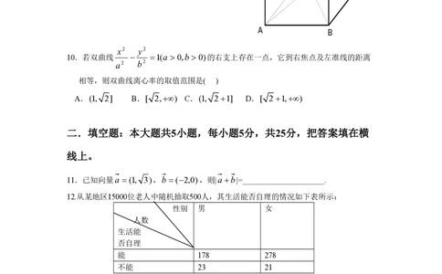 2008年高考数学试卷（文）（湖南）（空白卷）_历年高考真题合集_数学历年高考真题_新&middot;PDF版2008-2025&middot;高考数学真题_数学（按省份分类）2008-2025_2008-2025&middot;（湖南）数学高考真题