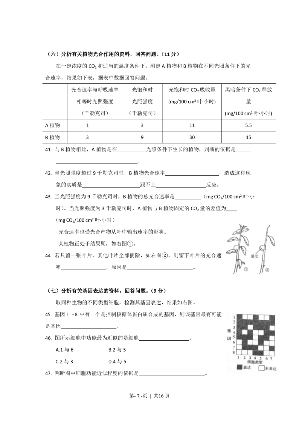 2010年高考生物试卷（上海）（解析卷）_生物历年高考真题_新&middot;PDF版2008-2025&middot;高考生物真题_生物（按省份分类）2008-2025_2008-2022&middot;（上海）生物高考真题