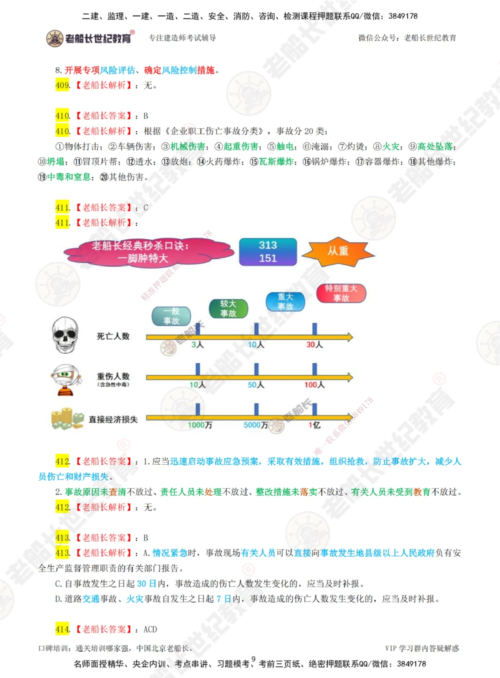 07老船长一建公路&mdash;&mdash;点题强化直播07-答案_2026年一级建造师_2026年一建公路_2025年一建公路SVIP_04-冲刺串讲✿考点强化✿小灶集训_21-公路《点题强化班》老船长JQ推荐_讲义