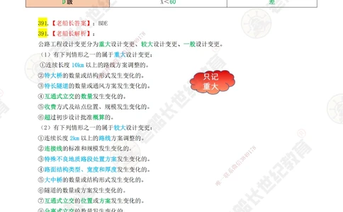 07老船长一建公路&mdash;&mdash;点题强化直播07-答案_2026年一级建造师_2026年一建公路_2025年一建公路SVIP_04-冲刺串讲✿考点强化✿小灶集训_21-公路《点题强化班》老船长JQ推荐_讲义