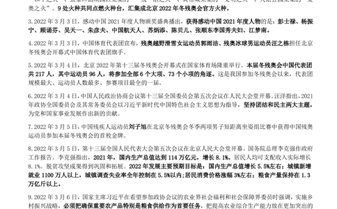 2022年3月_三桶油_中国石油_中石油笔试_笔试。！_1-思想素质_时政_Sszz_2022sszz总结