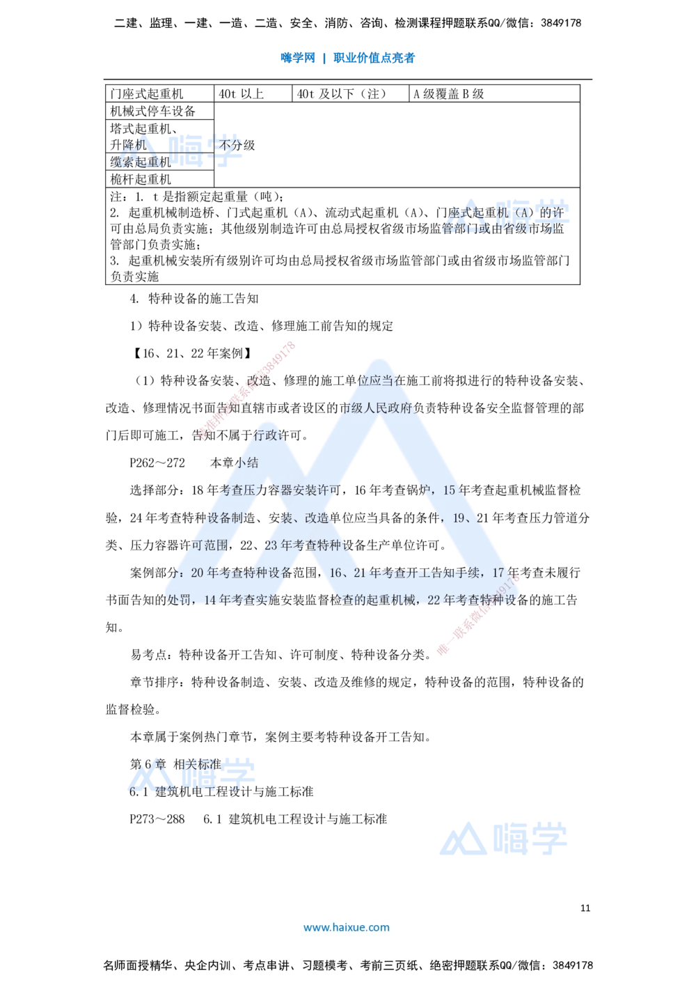 08.2025朱培浩-名师冲刺特训-（8）机电工程相关法规与标准_2026年一级建造师_2026年一建机电_2025年一建机电SVIP_04-冲刺串讲✿考点强化✿小灶集训_讲义
