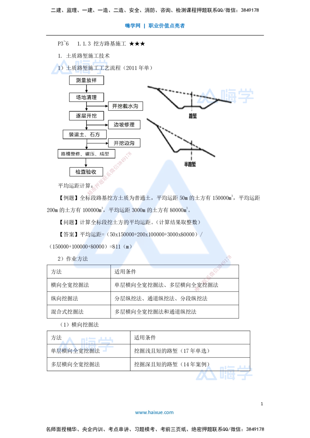04.2025李昌春-名师精讲通关-第一章（4）挖方路基施工_2026年一级建造师_2026年一建公路_2025年一建公路SVIP_02-基础精讲✿高端面授✿深度强化_20-公路《名师精讲通关》李昌春HX