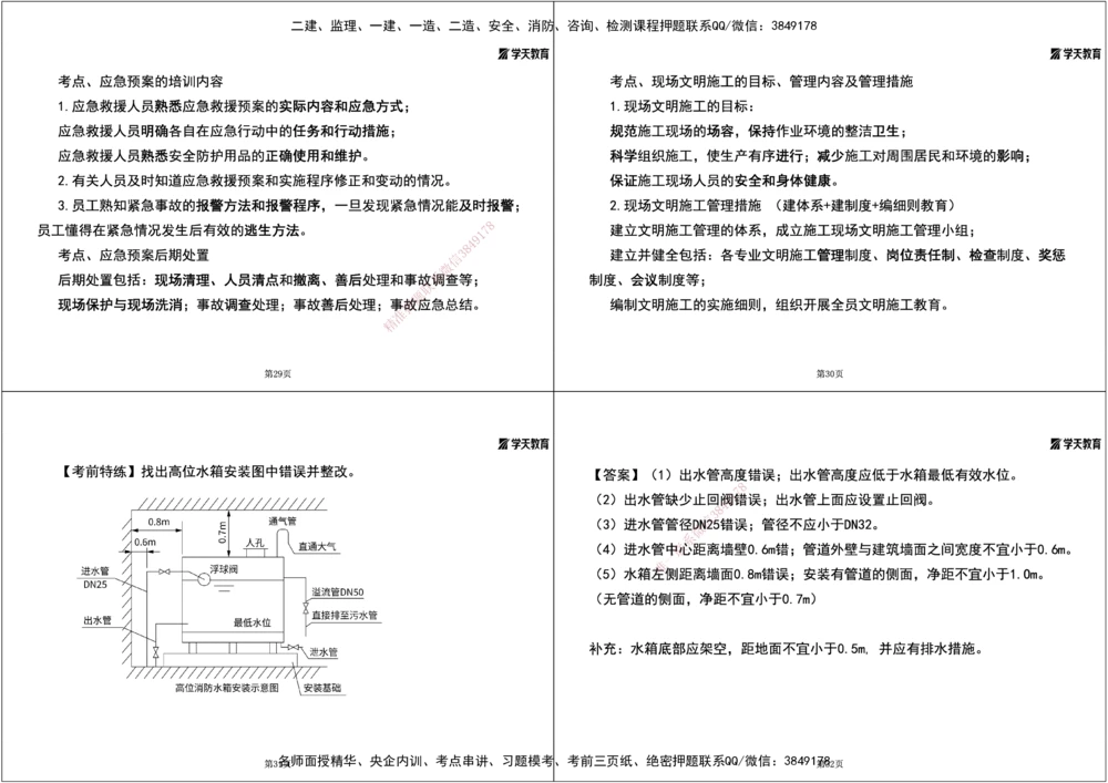 01.2025一建《机电》集训讲义补充资料黑白1-4_2026年一级建造师_2026年一建机电_2025年一建机电SVIP_04-冲刺串讲✿考点强化✿小灶集训_57-机电《考前集训班》李之润XT