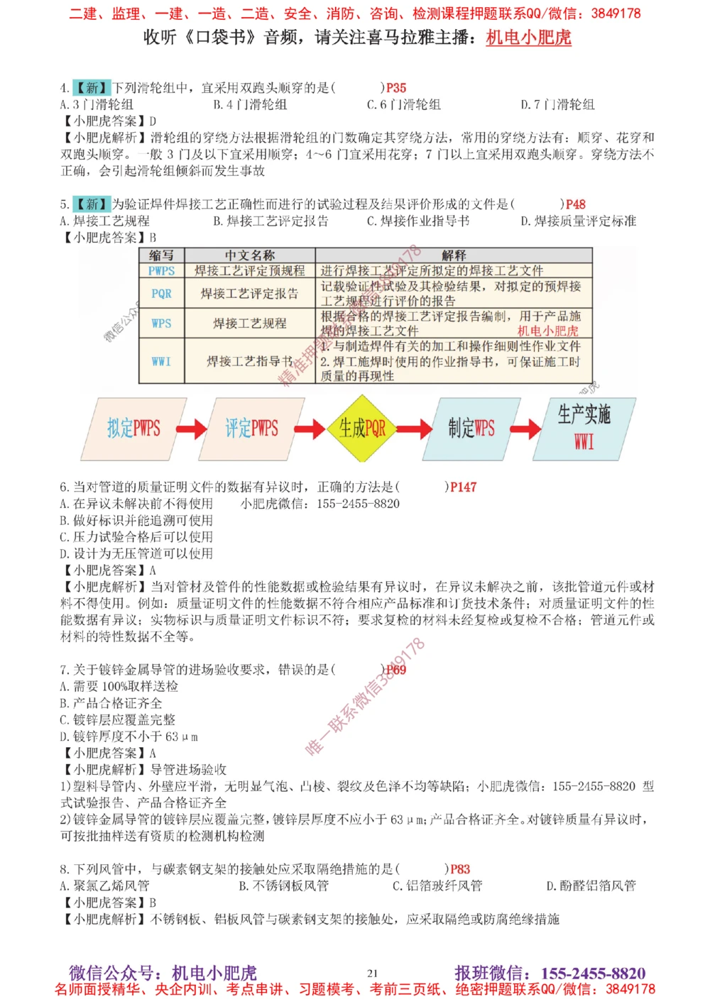 04-增值服务（5）答案_2026年一级建造师_2026年一建机电_2025年一建机电SVIP_04-冲刺串讲✿考点强化✿小灶集训_17-机电《案例百题斩》小肥虎SMR_增值服务