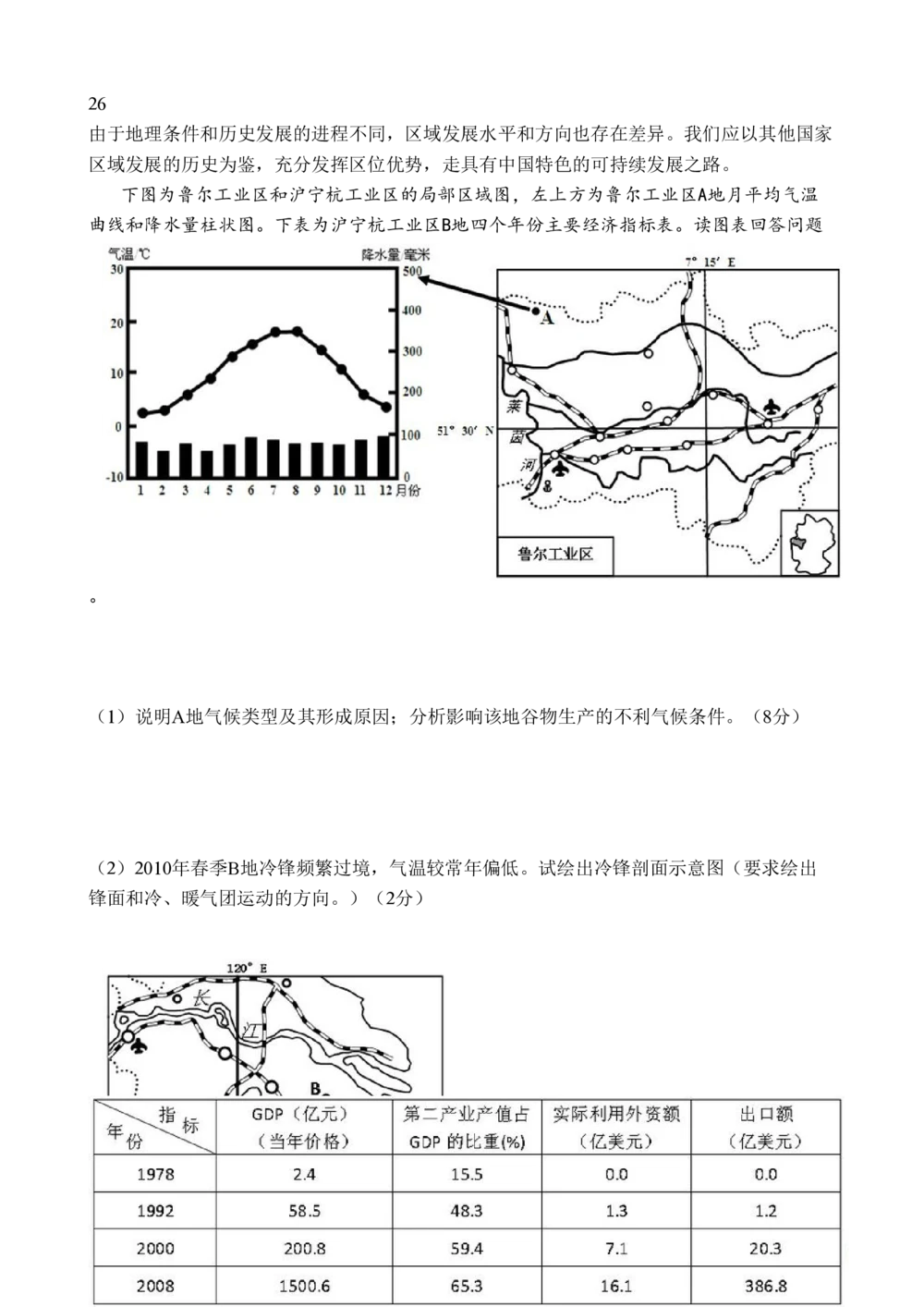 2010年高考地理试卷（山东）（解析卷）_地理历年高考真题_新&middot;PDF版2008-2025&middot;高考地理真题_地理（按试卷类型分类）2008-2025_自主命题卷&middot;地理（2008-2025）