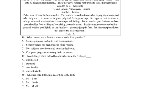 2010年高考英语试卷（陕西）（空白卷）_英语历年高考真题_新&middot;Word版2008-2025&middot;高考英语真题_英语（按试卷类型分类）2008-2025_自主命题卷&middot;英语（2008-2025）_陕西自主命题&middot;英语（2008-2015）