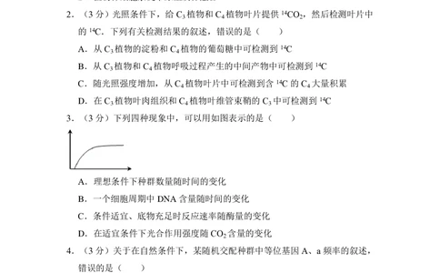 2010年高考生物试卷（全国卷Ⅰ）（空白卷）_生物历年高考真题_新&middot;PDF版2008-2025&middot;高考生物真题_生物（按省份分类）2008-2025_2008-2024&middot;（江西）生物高考真题