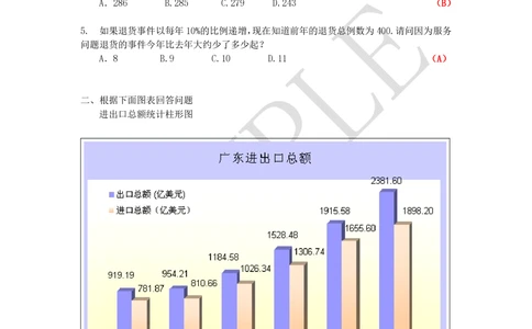 2016年玛氏校招综合管理培训生笔试综合能力测试样题30minutes_2025春招题库汇总_快消题库-2_2023快消合集(17家持续更新中）_2023玛氏最新题库_5-往年笔试真题套题