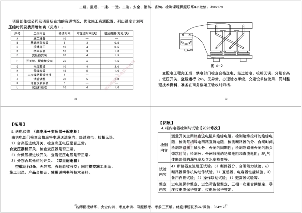 04.2025一建《机电》案例专项第四次课黑白打印版_2026年一级建造师_2026年一建机电_2025年一建机电SVIP_04-冲刺串讲✿考点强化✿小灶集训_28-机电《A计划案例专练》马明宇XT