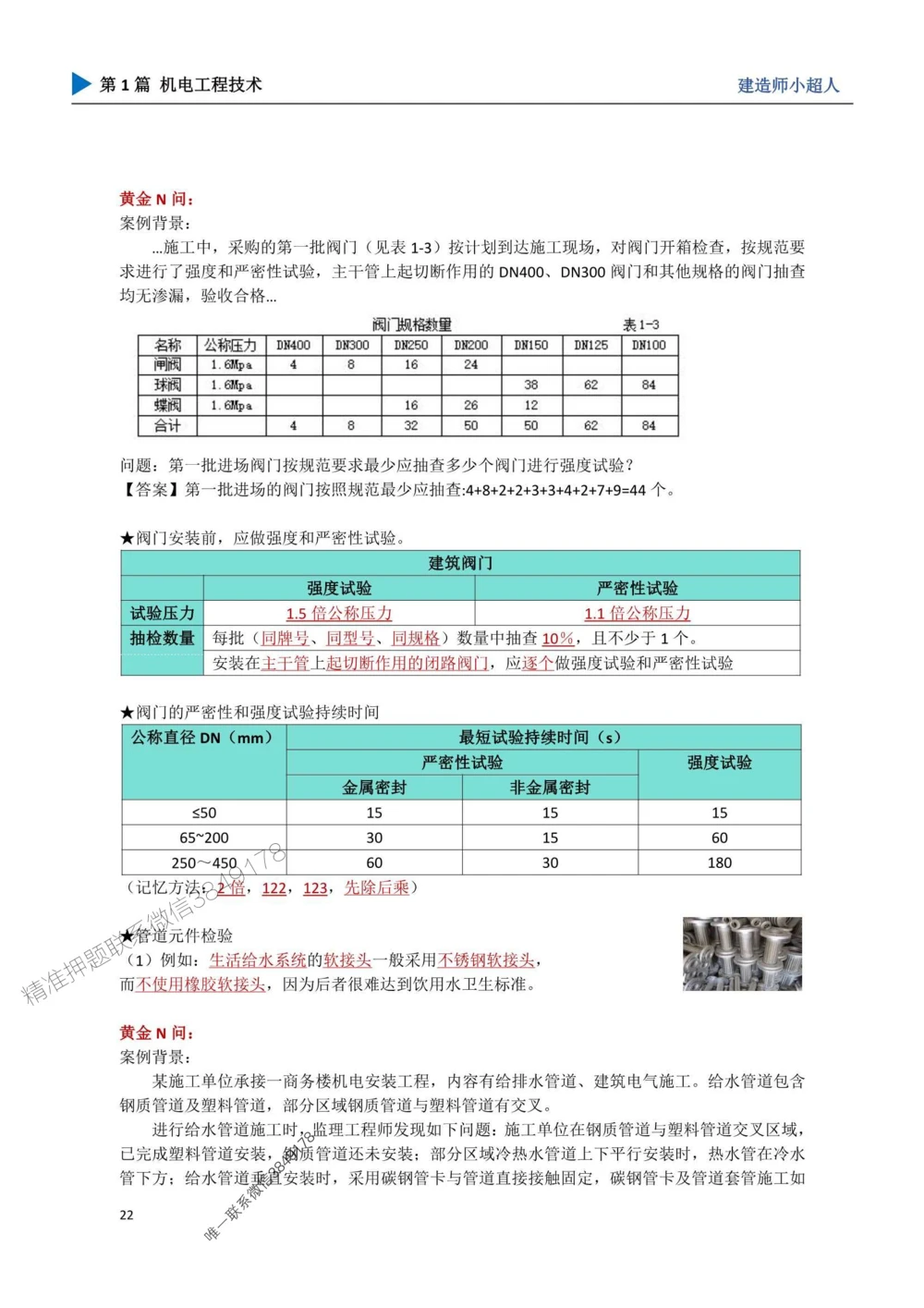 04.建筑管道_1_2026年一级建造师_2026年一建机电_2025年一建机电SVIP_04-冲刺串讲✿考点强化✿小灶集训_18-机电《3D案例攻克》小超人SMR_讲义