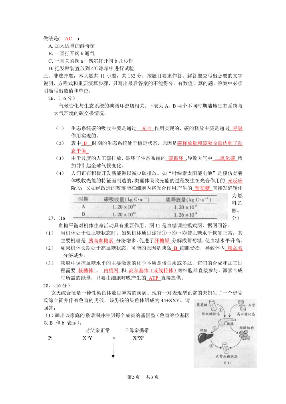 2010年高考生物试卷（广东）（解析卷）_生物历年高考真题_新&middot;PDF版2008-2025&middot;高考生物真题_生物（按试卷类型分类）2008-2025_自主命题卷&middot;生物（2008-2025）
