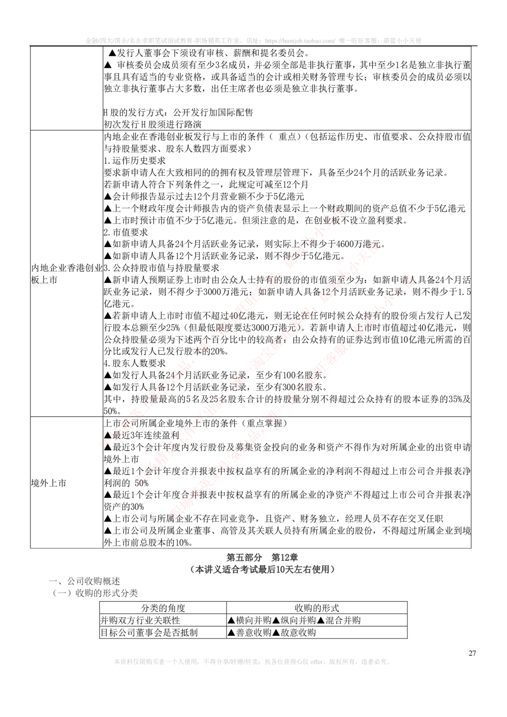 2-6-专业知识部分-证券发行与承销完整知识点_2025春招题库汇总_券商-基金题库-1_05基金券商汇总_中信建投_2-中信建投证券2024届招聘笔试最新完整知识点（专业知识部分）