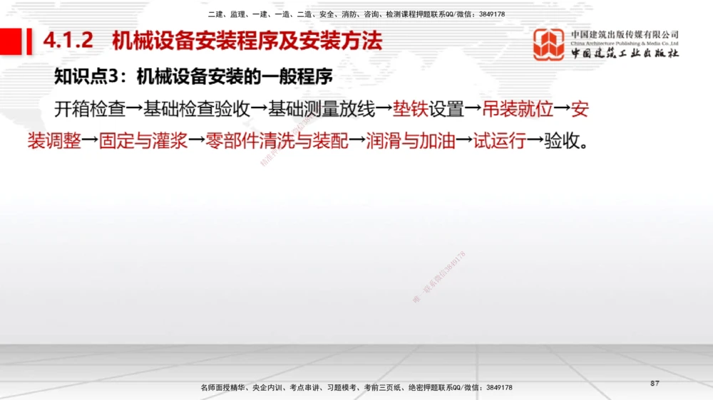 03节2025一建《机电》考前集中直播课_2026年一级建造师_2026年一建机电_2025年一建机电SVIP_04-冲刺串讲✿考点强化✿小灶集训_85-机电《考前集中直播》闫娜JGS_讲义