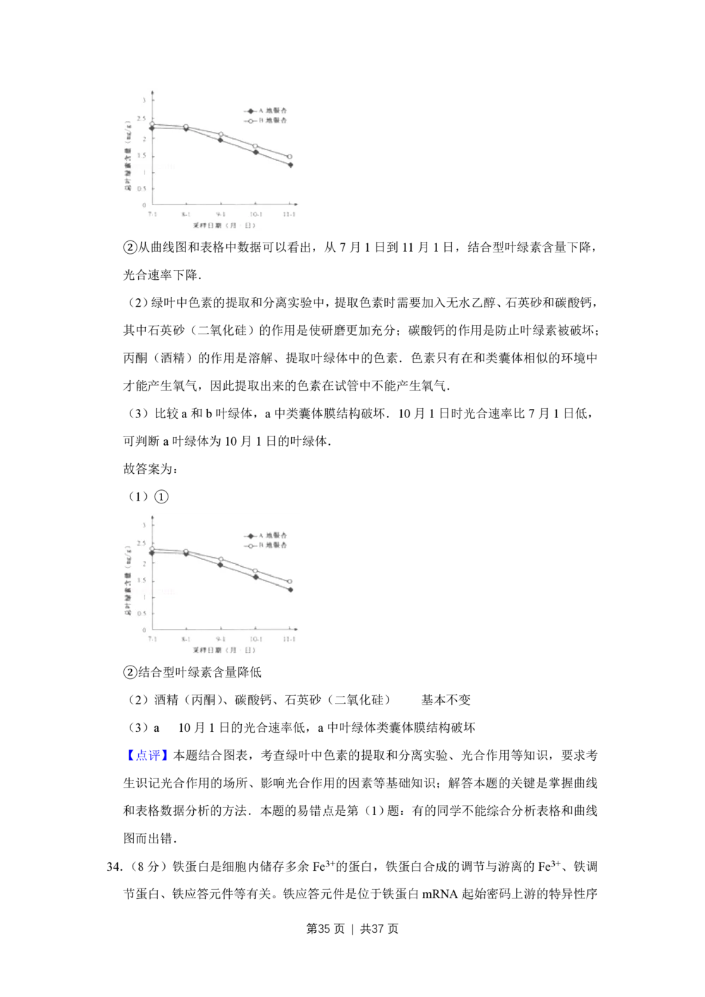 2010年高考生物试卷（江苏）（解析卷）_生物历年高考真题_新&middot;PDF版2008-2025&middot;高考生物真题_生物（按试卷类型分类）2008-2025_自主命题卷&middot;生物（2008-2025）_江苏自主命题&middot;生物（2008-2025）