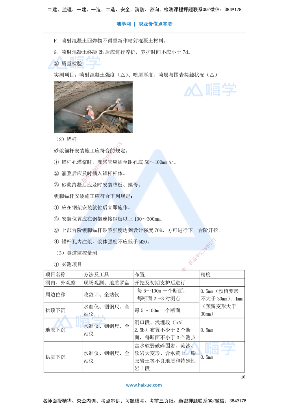 09.2025李昌春-名师冲刺特训-（9）隧道工程_2026年一级建造师_2026年一建公路_2025年一建公路SVIP_04-冲刺串讲✿考点强化✿小灶集训_39-公路《名师冲刺特训》李昌春HX_讲义