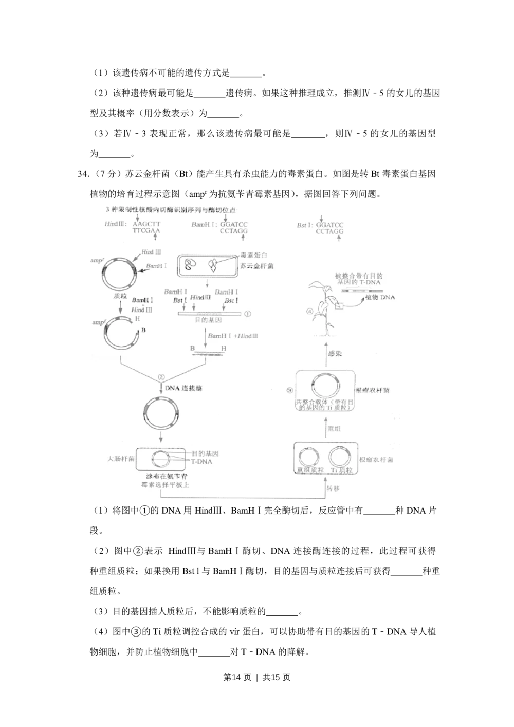2009年高考生物试卷（江苏）（空白卷）_生物历年高考真题_新&middot;PDF版2008-2025&middot;高考生物真题_生物（按试卷类型分类）2008-2025_自主命题卷&middot;生物（2008-2025）_江苏自主命题&middot;生物（2008-2025）
