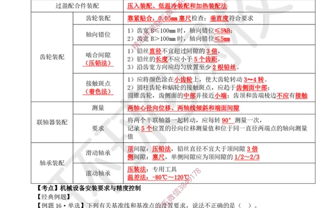 05.2025一建机电精题必练-第5讲-第4章工业机电工程安装技术（1）_2026年一级建造师_2026年一建机电_2025年一建机电SVIP_03-习题精析✿实战特训✿模考通关