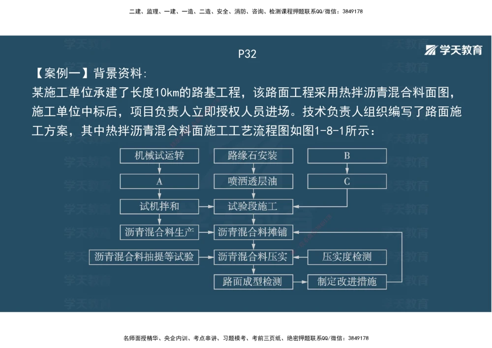 03.2025年一建《公路》案例专练讲义-路面（彩色观看版）_2026年一级建造师_2026年一建公路_2025年一建公路SVIP_04-冲刺串讲✿考点强化✿小灶集训_17-公路《A计划案例专练》刘滢XT