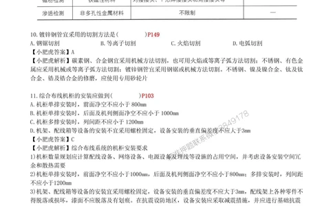 02-考前自测卷（二）答案_1_2026年一级建造师_2026年一建机电_2025年一建机电SVIP_04-冲刺串讲✿考点强化✿小灶集训_17-机电《案例百题斩》小肥虎SMR_考前测试卷