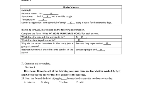 2010年高考英语试卷（上海）（秋考）（空白卷）_英语历年高考真题_新&middot;Word版2008-2025&middot;高考英语真题_英语（按省份分类）2008-2025_2008-2023&middot;（上海）英语高考真题