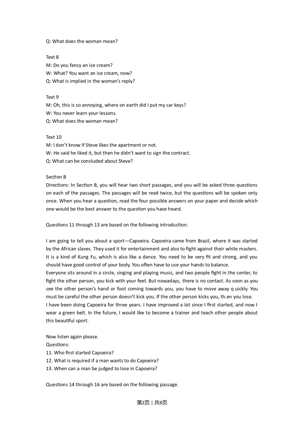 2010年高考英语试卷（上海）（秋考）（解析卷）_英语历年高考真题_新&middot;Word版2008-2025&middot;高考英语真题_英语（按年份分类）2008-2025_2010&middot;高考英语真题