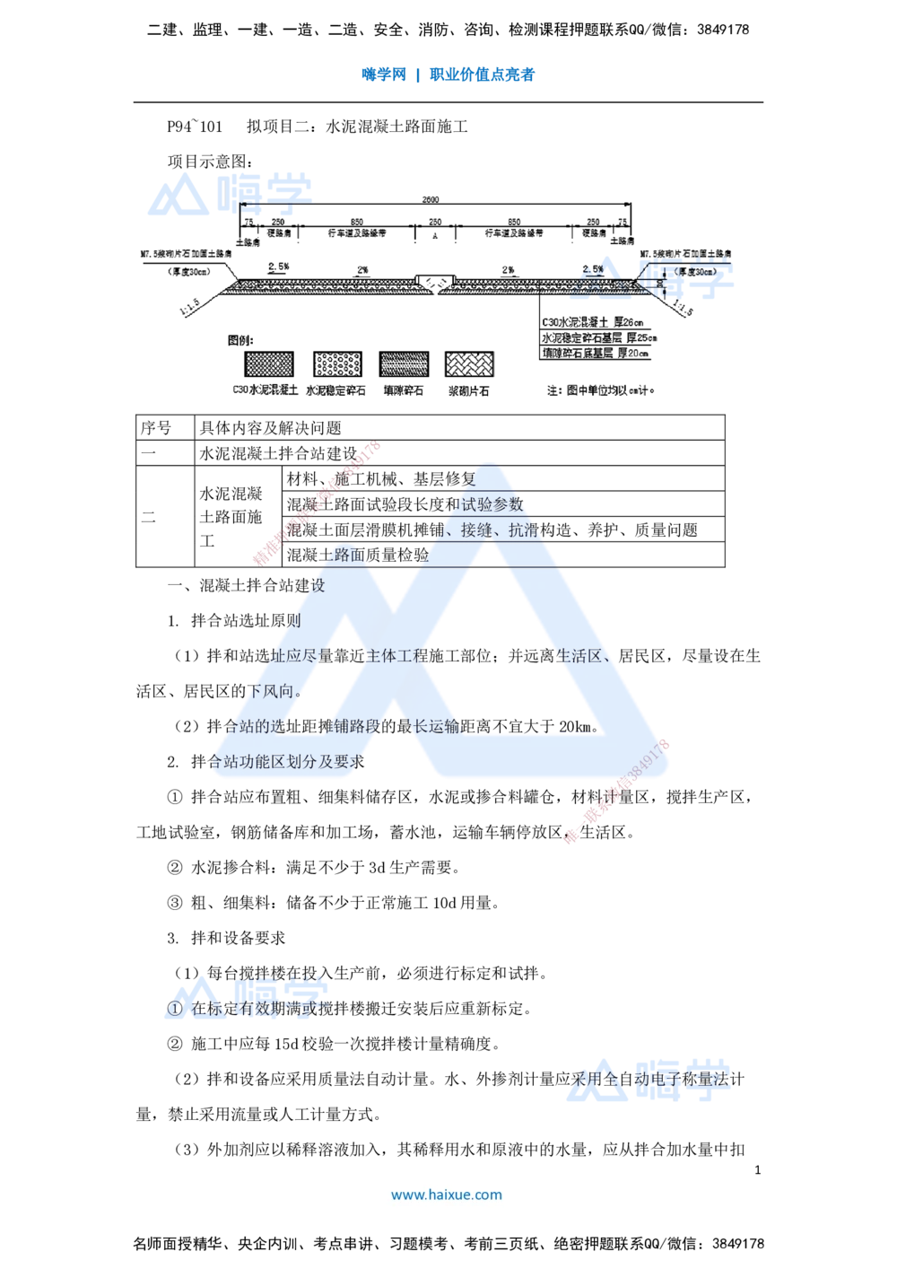 05.2025李昌春-名师冲刺特训-（5）路面工程2_2026年一级建造师_2026年一建公路_2025年一建公路SVIP_04-冲刺串讲✿考点强化✿小灶集训_39-公路《名师冲刺特训》李昌春HX_讲义