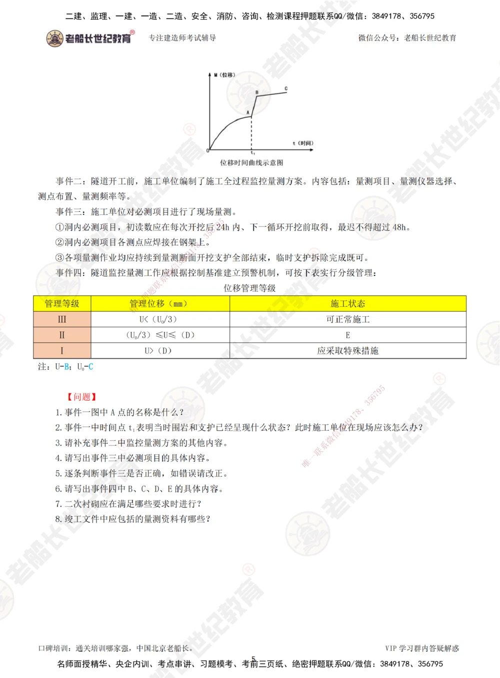 00-老船长一建公路&mdash;&mdash;点题强化直播-题目（合订版）_2026年一级建造师_2026年一建公路_2025年一建公路SVIP_04-冲刺串讲✿考点强化✿小灶集训_讲义