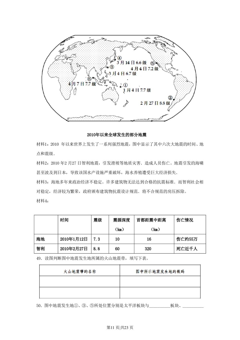 2010年高考地理试卷（上海）（解析卷）_地理历年高考真题_新&middot;PDF版2008-2025&middot;高考地理真题_地理（按省份分类）2008-2025_2008-2021,2024-2025&middot;（上海）地理高考真题