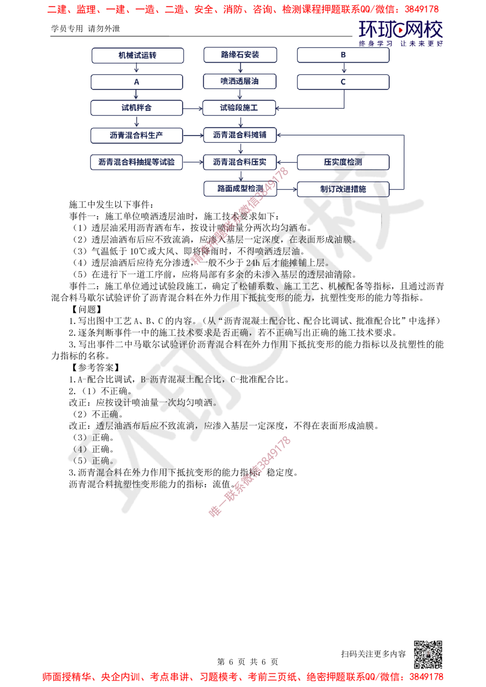 06.2025一建公路案例特训-第6讲-专题二路面工程（2）_2026年一级建造师_2026年一建公路_2025年一建公路SVIP_04-冲刺串讲✿考点强化✿小灶集训_07-公路《案例特训班》吴然HQ