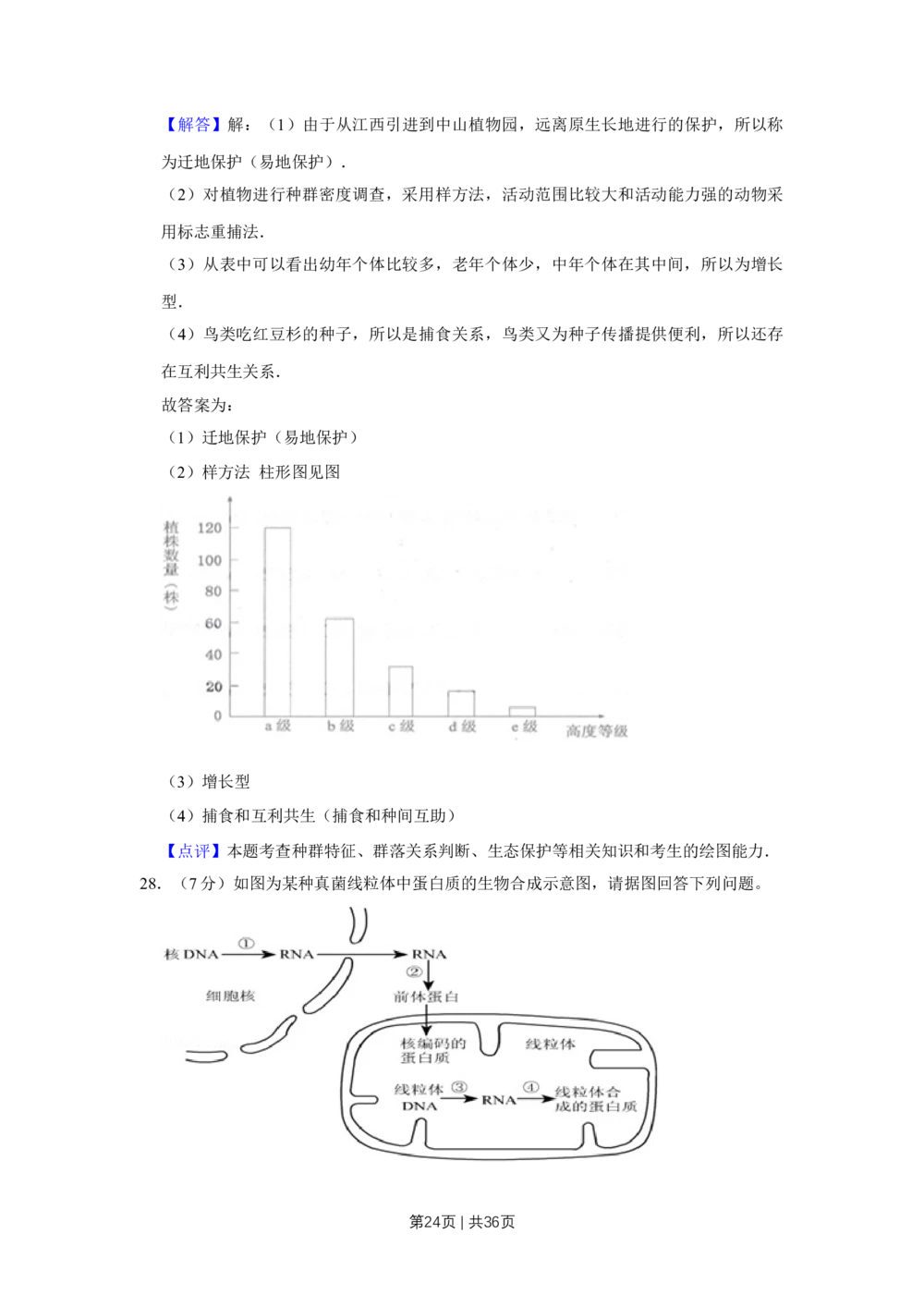 2009年高考生物试卷（江苏）（解析卷）_生物历年高考真题_新&middot;Word版2008-2025&middot;高考生物真题_生物（按试卷类型分类）2008-2025_自主命题卷&middot;生物（2008-2025）_江苏自主命题&middot;生物（2008-2025）
