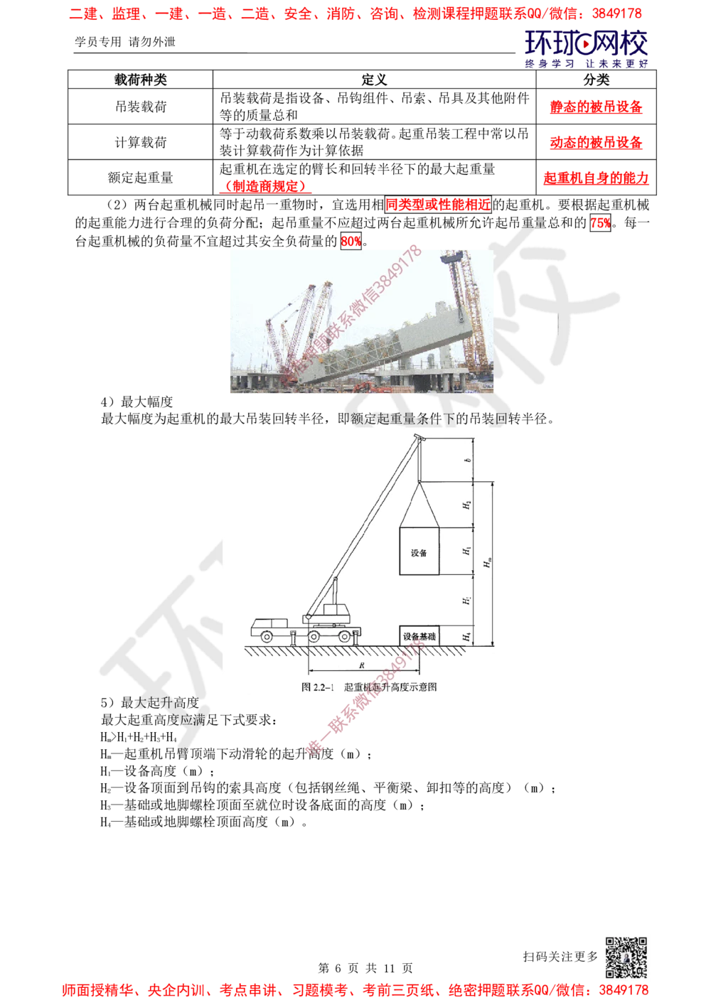 06.第6讲-22起重机械的分类与选用_2026年一级建造师_2026年一建机电_2025年一建机电SVIP_02-基础精讲✿高端面授✿深度强化_26-机电《考点精讲班》苏婷HQ