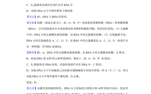 2010年高考生物试卷（江苏）（解析卷）_生物历年高考真题_新&middot;PDF版2008-2025&middot;高考生物真题_生物（按省份分类）2008-2025_2008-2025&middot;（江苏）生物高考真题