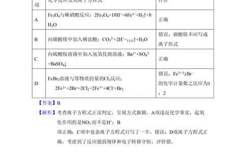 2010年高考化学试卷（新课标）（解析卷）_历年高考真题合集_化学历年高考真题_新&middot;PDF版2008-2025&middot;高考化学真题_化学（按年份分类）2008-2025_2010&middot;高考化学真题