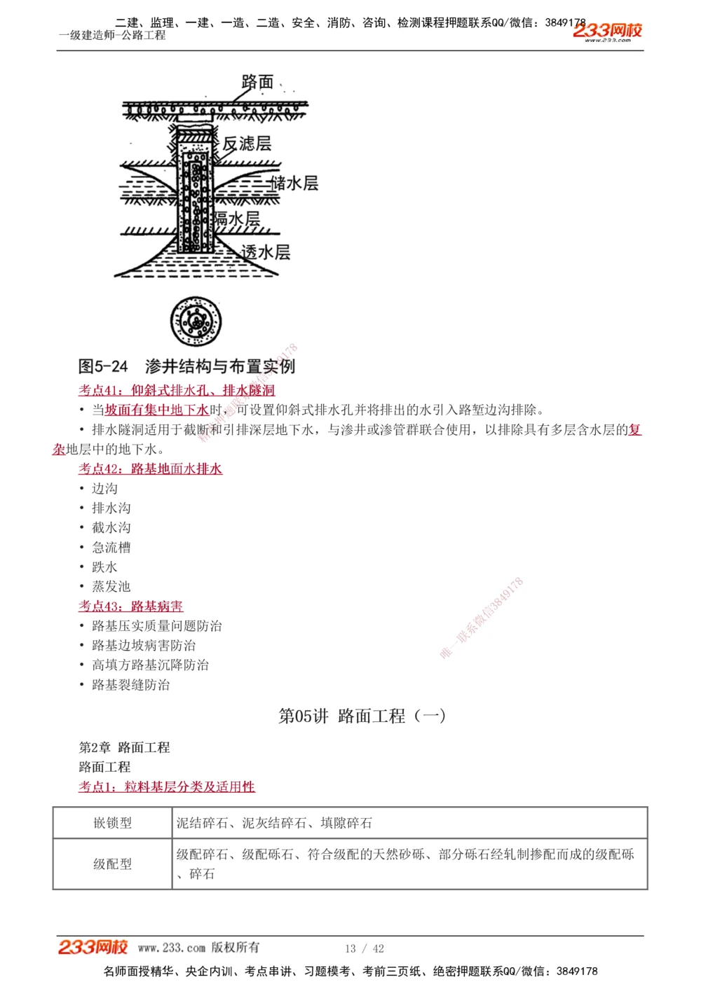 1-10_2026年一级建造师_2026年一建公路_2025年一建公路SVIP_04-冲刺串讲✿考点强化✿小灶集训_20-公路《高频考点班》安慧233