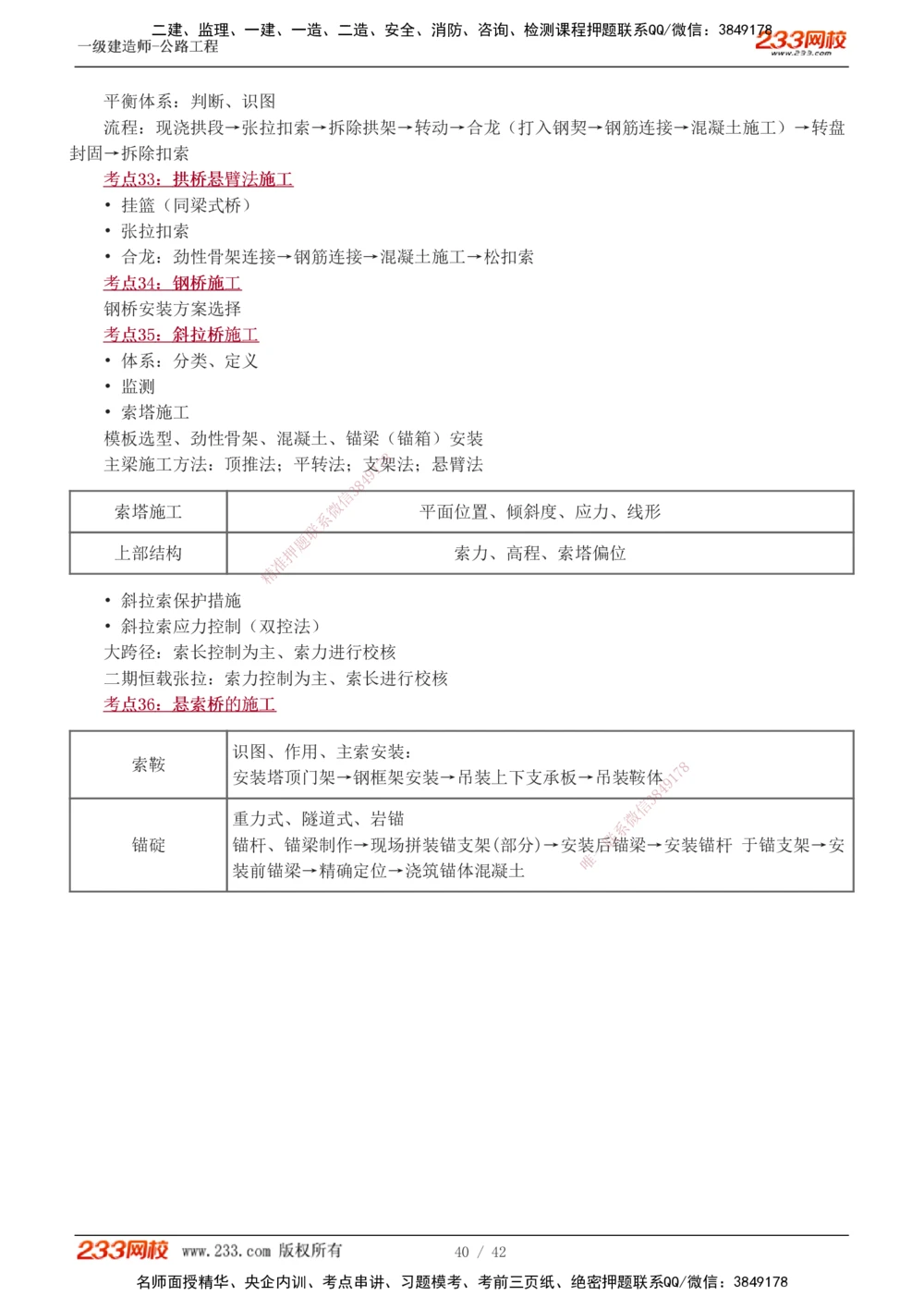 1-10_2026年一级建造师_2026年一建公路_2025年一建公路SVIP_04-冲刺串讲✿考点强化✿小灶集训_20-公路《高频考点班》安慧233