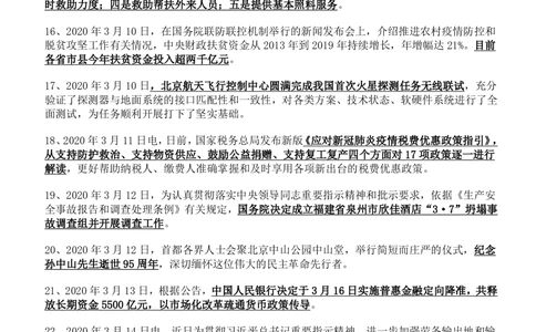 2020年3月时事政治_2025春招题库汇总_券商-基金题库-1_05基金券商汇总_中信建投_5-时事政治and金融热点and金融大事记部分_2020时事政治总结