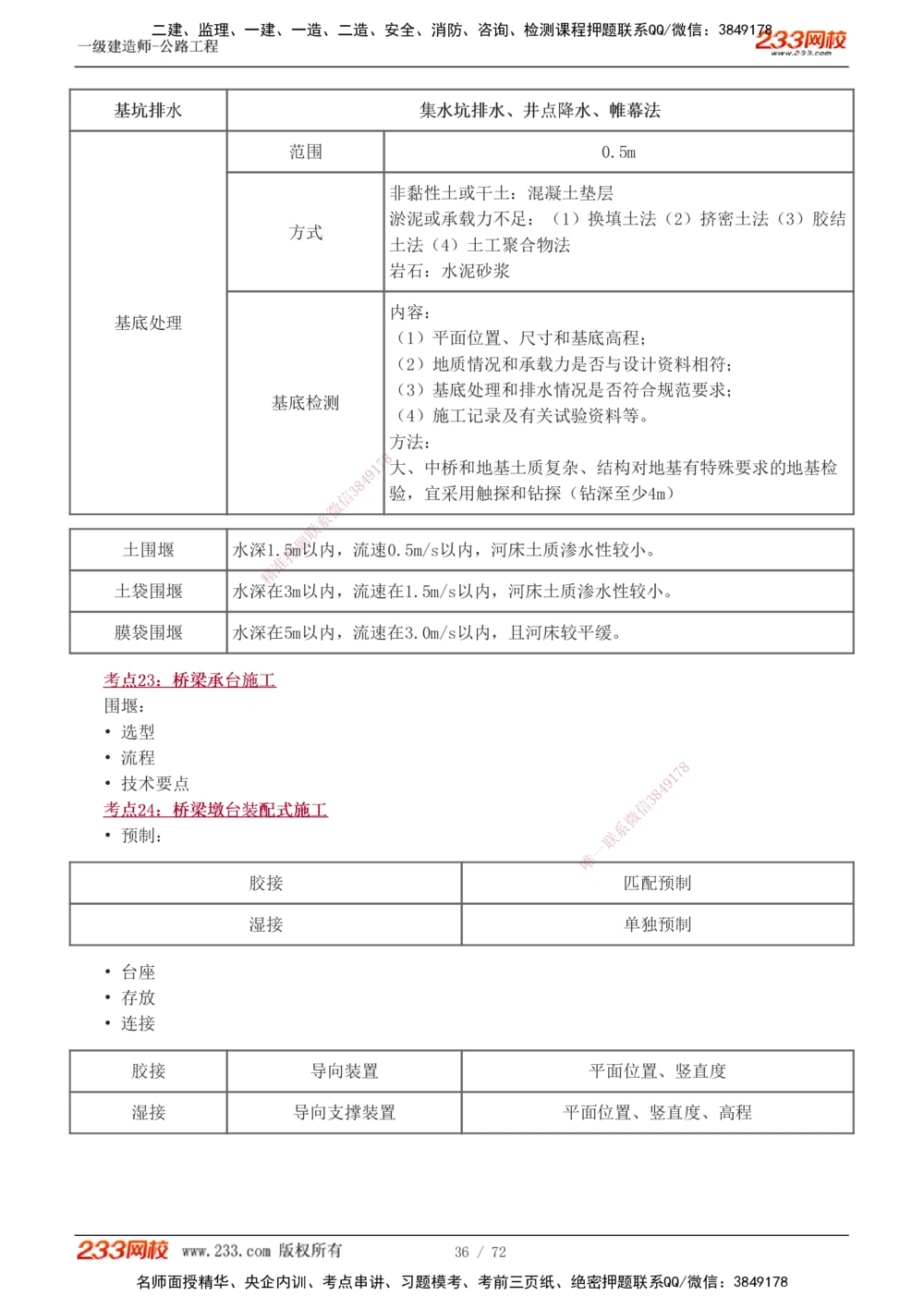 1-15_2026年一级建造师_2026年一建公路_2025年一建公路SVIP_04-冲刺串讲✿考点强化✿小灶集训_20-公路《高频考点班》安慧233