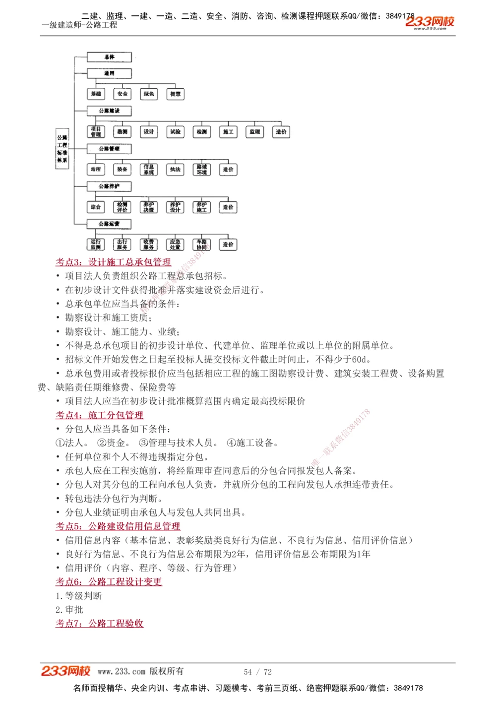 1-15_2026年一级建造师_2026年一建公路_2025年一建公路SVIP_04-冲刺串讲✿考点强化✿小灶集训_20-公路《高频考点班》安慧233