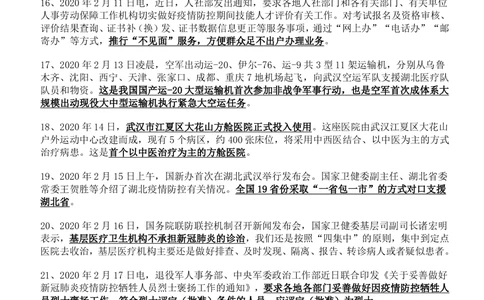 2020年2月时事政治_2025春招题库汇总_券商-基金题库-1_05基金券商汇总_中信建投_5-时事政治and金融热点and金融大事记部分_2020时事政治总结