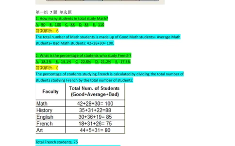 Numericalcomprehension_2025春招题库汇总_十大行测题库_2023年十大热门题库更新中_05、TalentQ汇总_TalentQ笔试题库英文_03、英文-解析版_numerical文字版