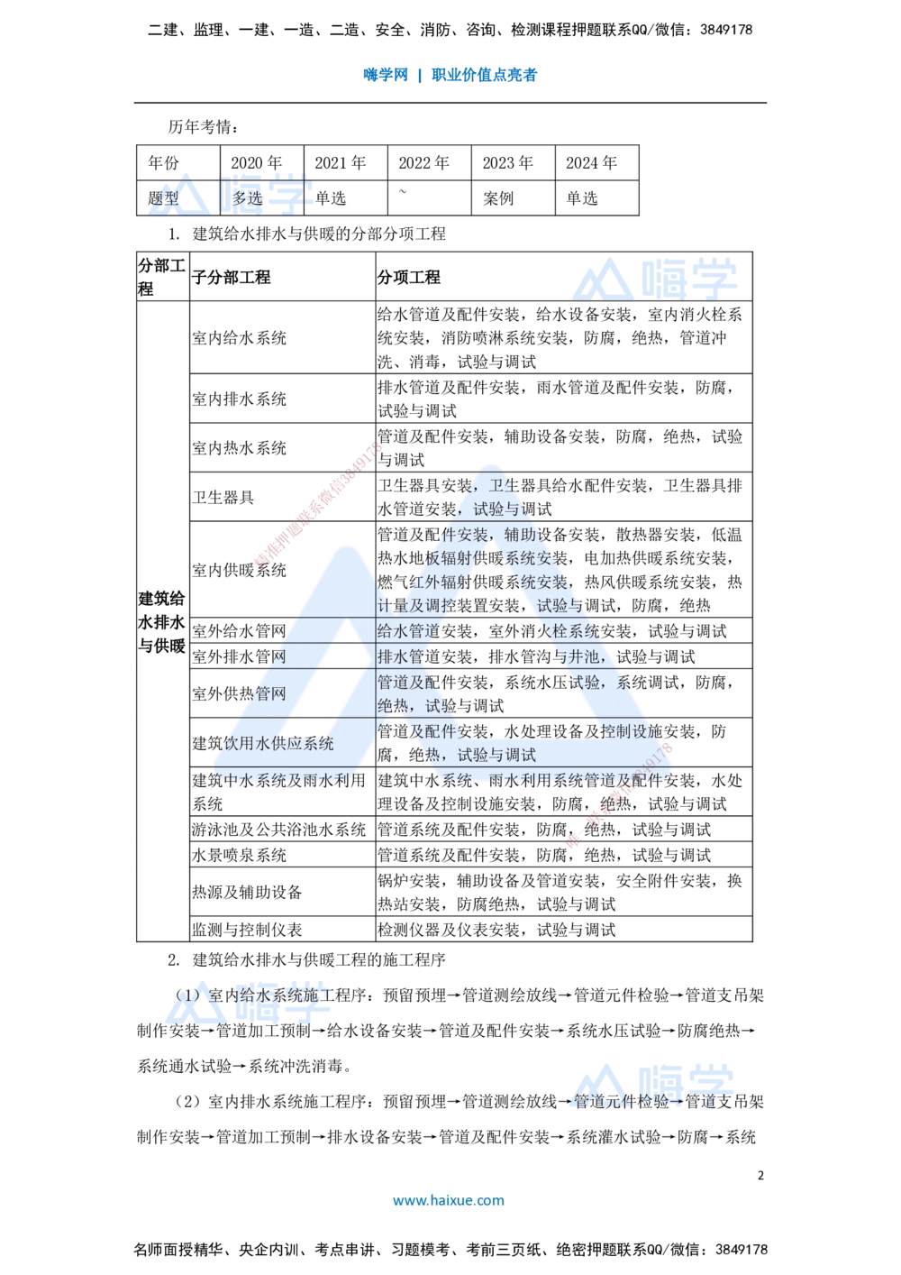 09.2025杨海军-3D实景通关-（8）建筑给水排水与供暖工程施工技术-建筑管道及设备安装技术要求_2026年一级建造师_2026年一建机电_2025年一建机电SVIP_02-基础精讲✿高端面授✿深度强化