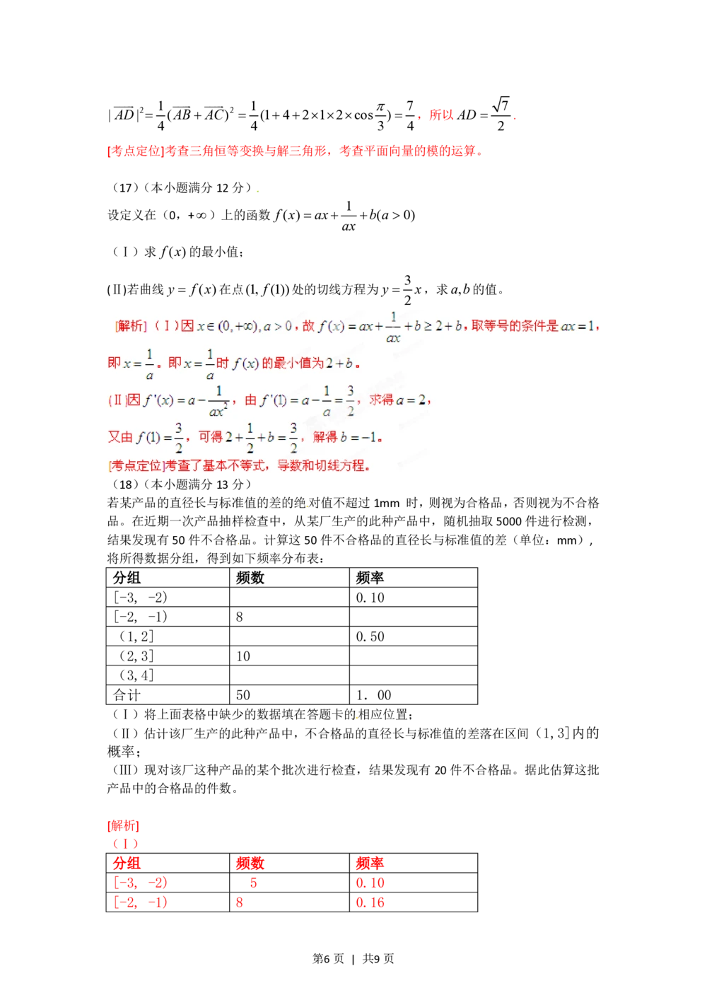 2012年高考数学试卷（文）（安徽）（解析卷）_历年高考真题合集_数学历年高考真题_新&middot;PDF版2008-2025&middot;高考数学真题_数学（按省份分类）2008-2025_2012-2025&middot;（安徽）数学高考真题