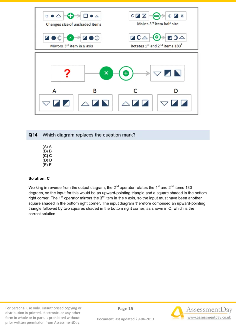 DiagrammaticReasoningTest2-Solutions_2025春招题库汇总_十大行测题库_2023年十大热门题库更新中_05、TalentQ汇总_TalentQ测试题（适合大多数外资银行以及其他企业）_DiagrammaticReasoningTests