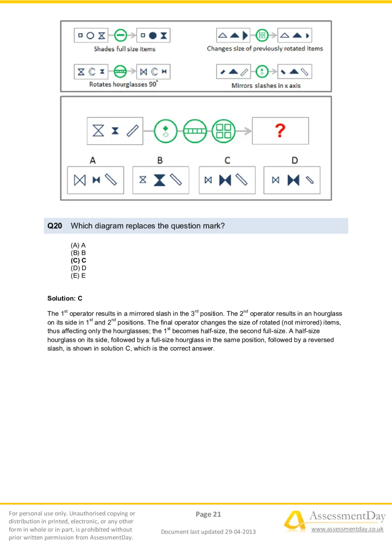 DiagrammaticReasoningTest2-Solutions_2025春招题库汇总_十大行测题库_2023年十大热门题库更新中_05、TalentQ汇总_TalentQ测试题（适合大多数外资银行以及其他企业）_DiagrammaticReasoningTests
